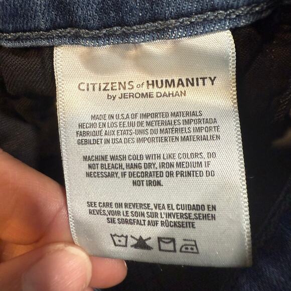 Citizens of Humanity Rocket Crop High Rise Skinny Jeans Sz 24 - Picture 10 of 16